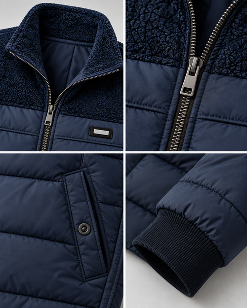 Men's Technical Jacket – Insulated, Windproof, Waterproof, Autumn Wear