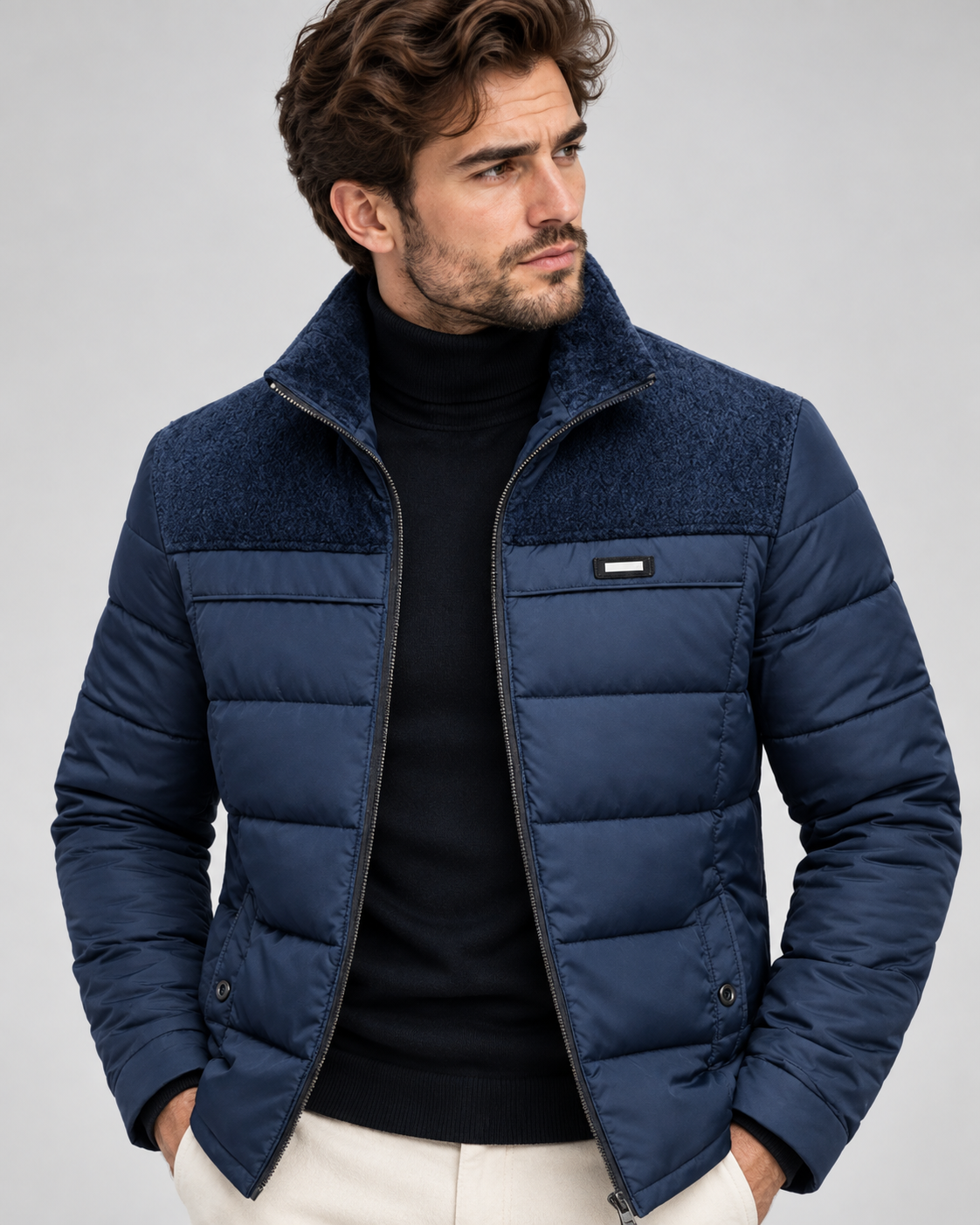Men's Technical Jacket – Insulated, Windproof, Waterproof, Autumn Wear