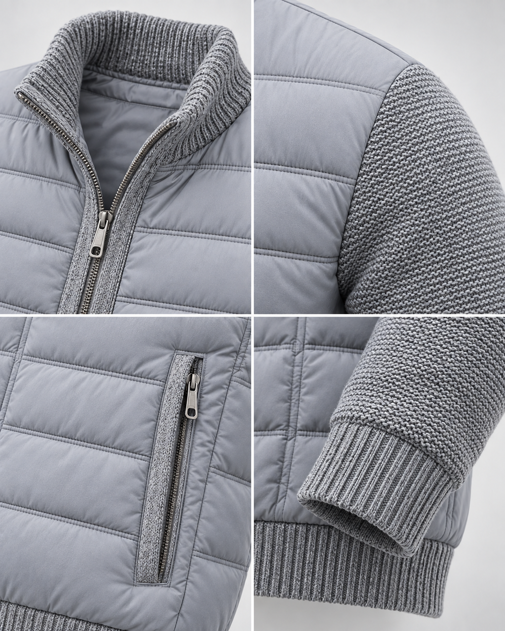 Quilted Jacket – Insulated Design, Zip Fastening, Everyday Wear