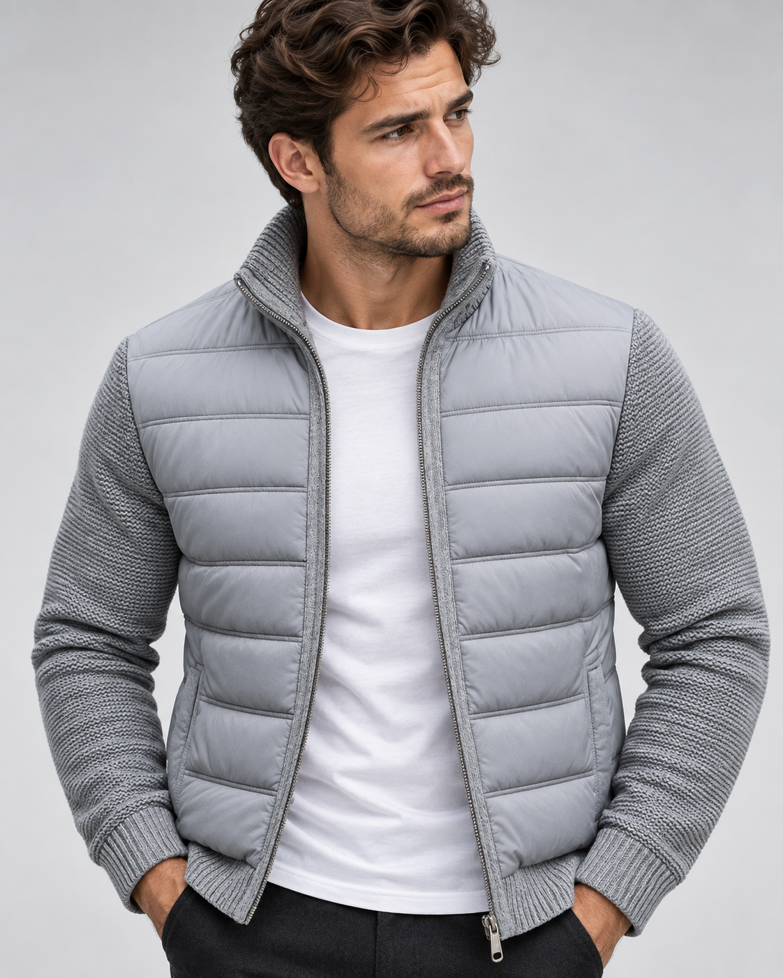 Quilted Jacket – Insulated Design, Zip Fastening, Everyday Wear