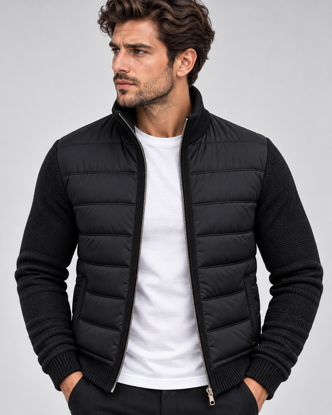 Quilted Jacket – Insulated Design, Zip Fastening, Everyday Wear